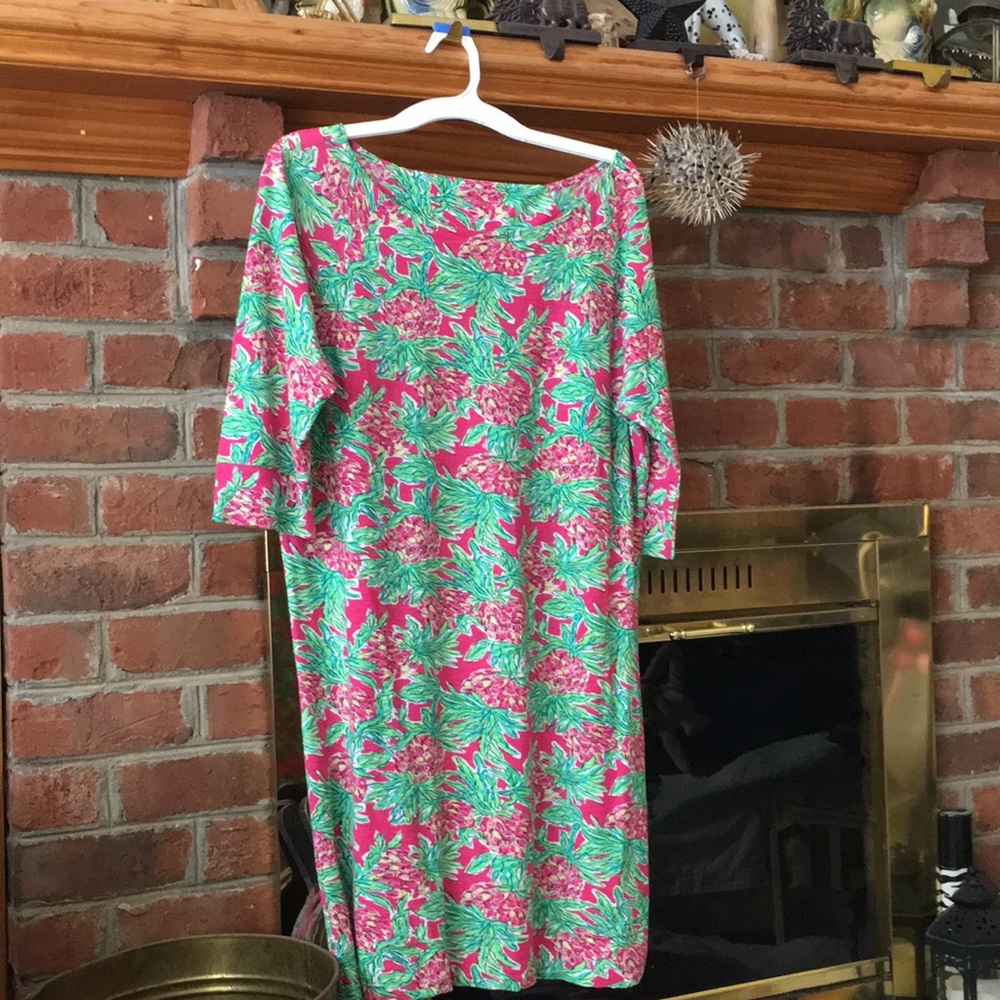 Lilly Pulitzer Spike the Punch boatneck dress.